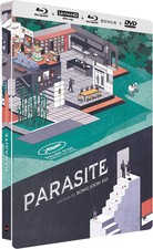 Parasite - Édition Collector SteelBook (4K Ultra HD, Blu-ray et DVD) comme neuf