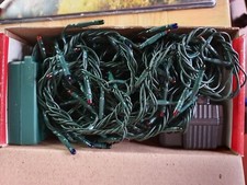 Guirlande multicolore 80 lampes et 8 différents jeux de lumière servie 2 fois 