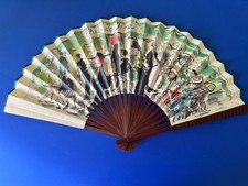 Eventail publicitaire Café de Flore Paris - 2007 dessin de Hippolyte Romain 