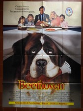 Affiche BEETHOVEN Brian LEVANT  Charles GRODIN chien enfant 120x160cm