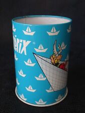 Astérix ancien pot à crayon métal design Pierre Henry 1986 Goscinny Uderzo 