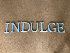 Bloc de bois lettres de se livrer "EN BLEU/GRIS idéal pour peinture-Home Decor