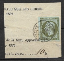 FRANCE EMPIRE  N°11 BRONZE OBL CàD TB SUR FRAGMENT VOIR SCAN