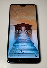 Téléphone Portable Huawei P20 EML-L29, Android 10, Vitre tactile cassée, fêlée