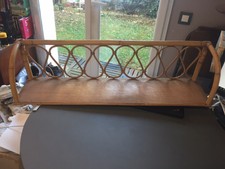 Grande Etagère Murale en ROTIN, Osier vintage chambre rangement cuisine Bohème