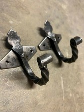 Lot de 2 petits crochets patères porte serviettes manteau,en fer