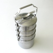 Gamelle de chantier - boite à Fricot - 4 compartiments - Alu BOURGEAT - Cantine