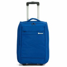 Valise cabine pliable 2 roues BENZI "Classic" - bleu - BZ-5027-BLEU