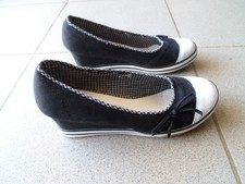 Chaussures noir et blanche T 38