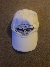 Timberland Garçons Blanc Casquette de baseball