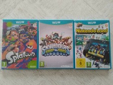 NINTENDO WII U  "SPLATOON- NINTENDO LAND-SKYLANDER"  Bon état.  WII U