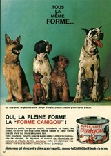 Publicité ancienne aliment pour chien canigou 1970 issue de magazine