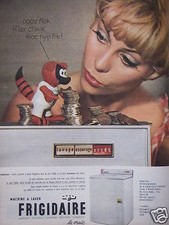 PUBLICITÉ 1960 MACHINE A LAVER FRIGIDAIRE PULSAMATIC LA VRAIE - ADVERTISING 