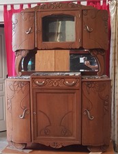 Vaisselier, buffet 2 corps années 40