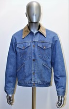 WRANGLER "NO FAULT" denim blanket jacket vintage 70s Taille M/L made in USA