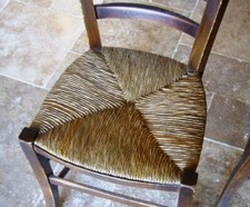 2 CHAISES ANCIENNES Paillées