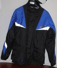 Veste SPOOL Homme Pluie MOTO SCOOTER -  Bleu Noir Taille XL