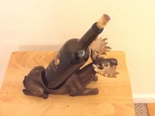 Deluxe Moose Statue Wine Bottle Holder – Kitchen & Bar Decor - Beverage Holder
