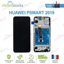 Ecran LCD vitre tactile châssis pour Huawei P smart 2019 Psmart 2019 noir POT-LX