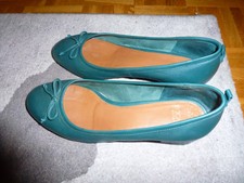 Ballerines cuir Bocage T. 40 Vertes