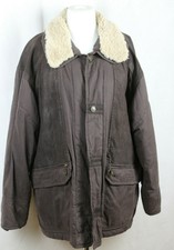 Camel Jacke Avec Ledereinsätze Et Col en Peau D'Agneau Homme Gr.54/56, Bon