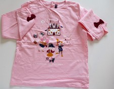 T-SHIRT FILLE ROSE  L'ECOLE DES PETITES SORCIERES SERGENT MAJOR 9 ANS