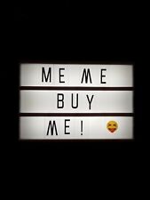 NEW LOOK-A6 Boîte à lumière-Boîte de message Décoration-Avec des lettres