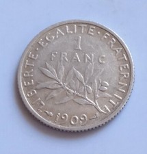 1 FRANC SEMEUSE  1909 ARGENT (B05 30)