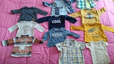 Lot vêtements bébé garçon 6 mois - TBE 12 pièces