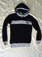 Pull à capuche noir & gris Taille XL
