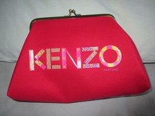 Petit sac, pochette, en tissu rouge Kenzo