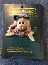 Boyds Bear Margot Bunny Rabbit Ballerina Pin Dance Ballet Bearwear 26114