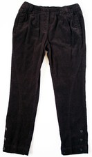 CYRILLUS pantalon VELOURS COTELÉ taille ÉLASTIQUÉE, marron, hiver fille 6, 7 ans