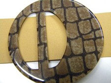 1 boucle ceinture confection robe neuf   MARRON 4.9m sangle 3cm  r48ref110