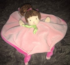 DOUDOU Rond Rose AJENA 2 Cotés 1 Mouton 1 Fille TBE!!