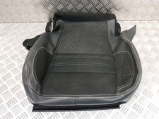 Housse assise siège avant droit cuir noir - Renault Scenic III Bose *