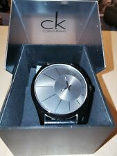 Mens Calvin Klein Deluxe Black Collection Watch / Montre - K0S214 00