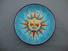 coupelle vide poche publicitaire BNCI inscrit océan indien (oi)émaux de LONGWY 