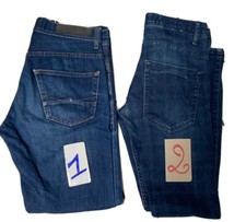 JEANS HOMME ZARA MAN T US 28 FR 38 OU ADO 16 ANS 1 SLIM ET UN STRAIGHT PRIX UNIT