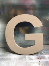 décoration lettre G bois 30cm