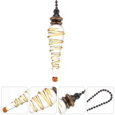 2pcs fan de ventilateur unique Chaîne de traction élégante lustre de plafond de