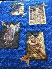 Couvre-lit Boutis LOTR  "Seigneur des Anneaux"  190 X 135 cm