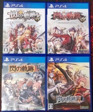 PS4 la Légende De Heroes Trails Of Cold Acier I II Kai Sen Non Kiseki III IV Set