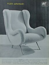 PUBLICITE ARFLEX FAUTEUIL CANAPE CHAISE PIRELLI DE 1956 FRENCH AD PUB VINTAGE 