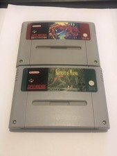 lot de 2 jeu Super Nintendo Super Metroid et Secret of Mana