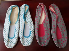 2 paires de ballerines basket pointure 40 neuves domyos 