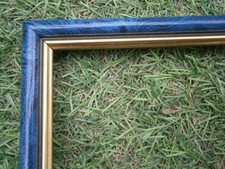  PETIT CADRE PORTE PHOTO BOIS INTERIEUR 30 X 24 CM FRENCH ANTIQUE 