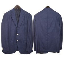 Hommes Corneliani Blazer Laine Super 130's Fabriqué En Italie Taille EU52