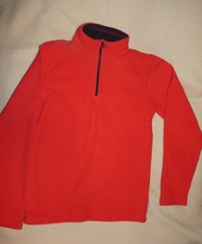 Pull t-shirt polaire rouge col montant enfant mixte Quechua 14 ans - BE