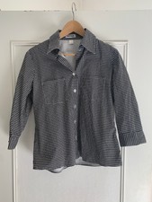 Chemise VINTAGE carreaux noir et blanc T 38/40